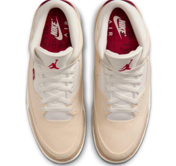 Air Jordan 3 'Year of the Horse' Lunar New Year Sneakers - Ecru/Sail