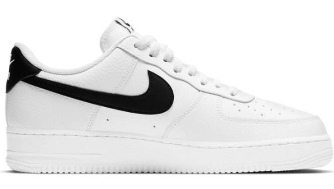 Nike Air Force 1 '07 "White Black Swoosh"