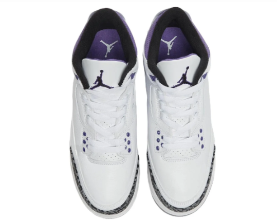 Air Jordan 3 Retro 'Dark Iris' Sneakers - Dark Iris