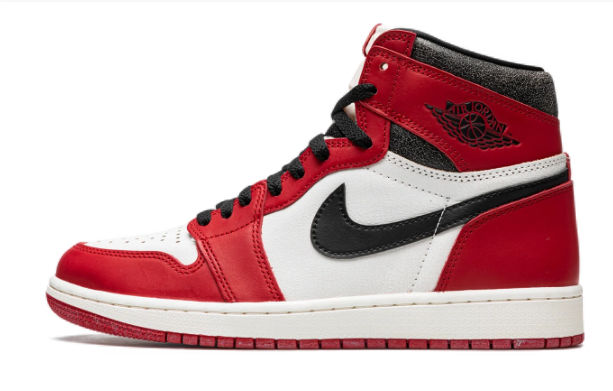 Air Jordan 1 High OG 'Lost & Found' Sneakers - Varsity Red/Black/Sail/Muslin
