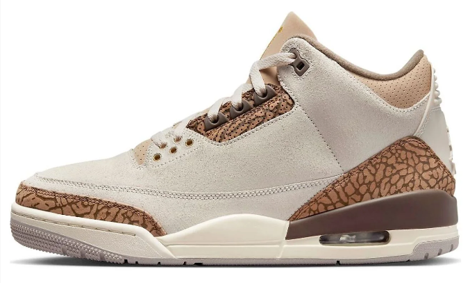 Air Jordan 3 Retro 'Palomino' Sneakers - Earthy Suede