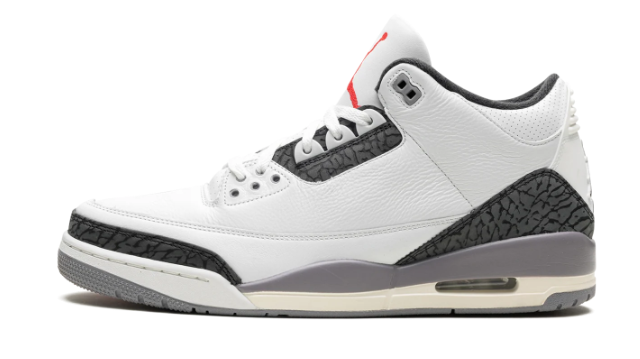 Air Jordan 3 Retro 'Cement Grey' Sneakers - Cement Grey